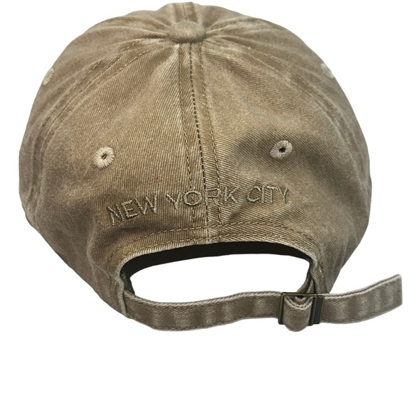 New York Baseball Distressed Mineral Wash Cap Green - Picture 4 of 9